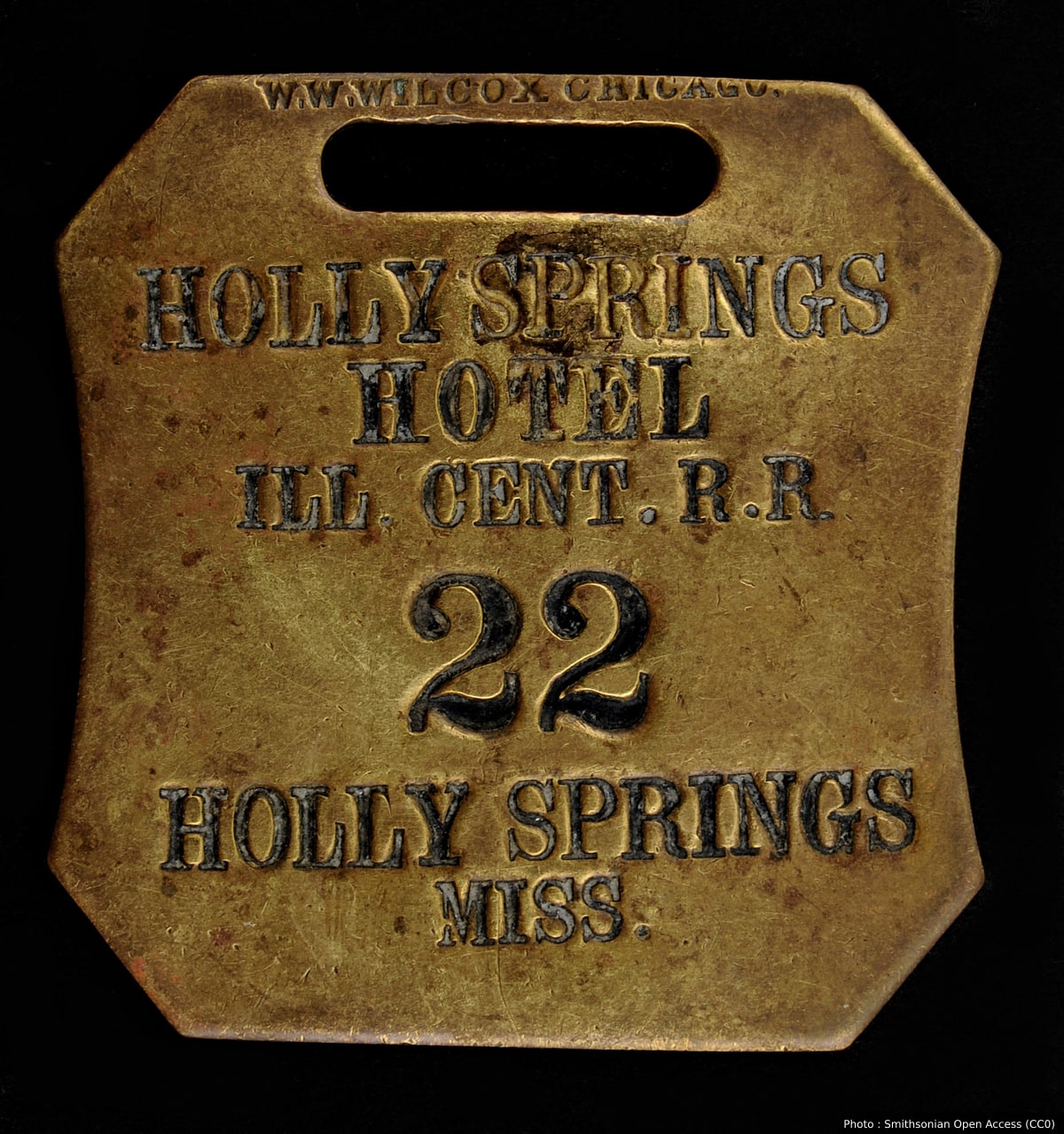 Holly Springs Hotel Owney tag