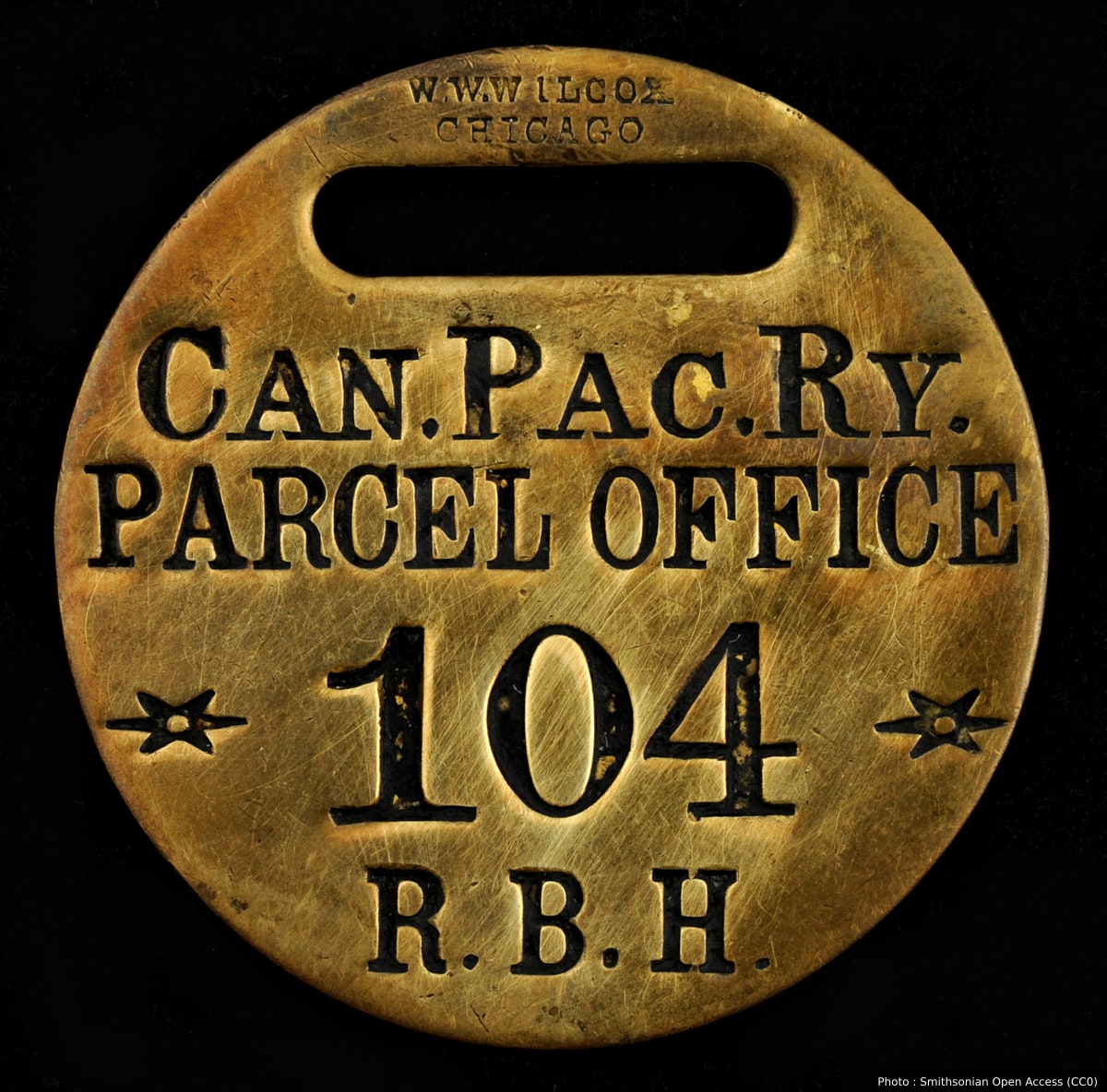 Canadian Pacific Railroad Owney tag
