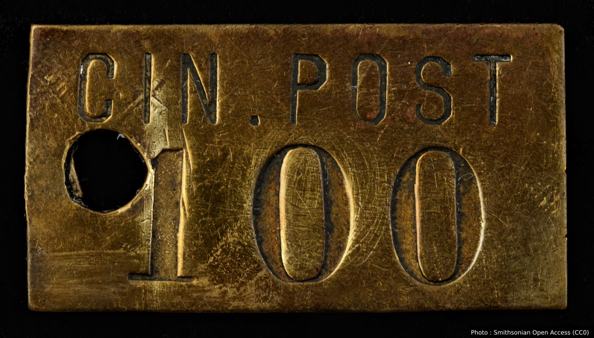 Cincinnati Post Owney tag