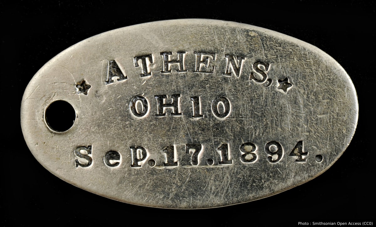 Athens, Ohio Owney tag
