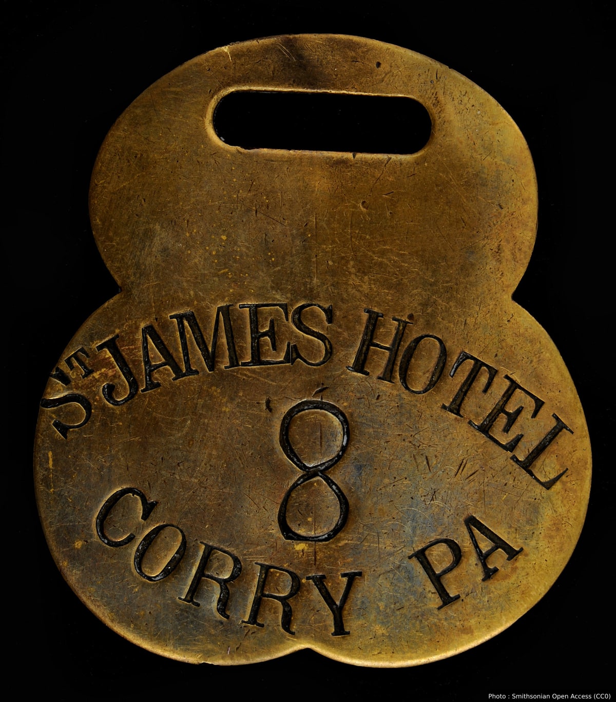 St. James Hotel Owney tag